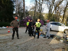 Curso traballos en altura en árbores CR2